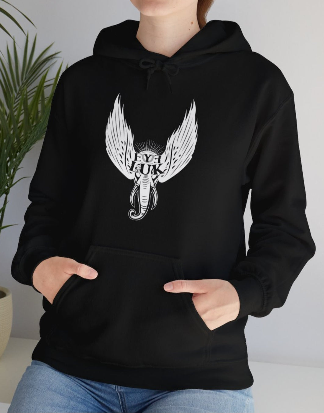 Eye Luk / Heavens Heathens Dbl. Print Hoodie