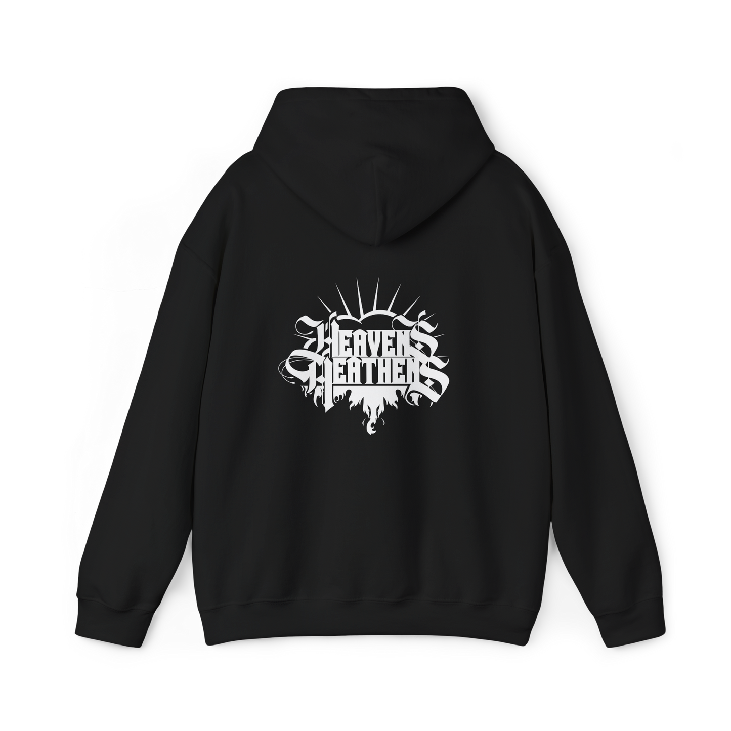 Heavens Heathens™ x Eye Luk Double Print Hoodie | Unisex Heavy Blend Streetwear Sweatshirt