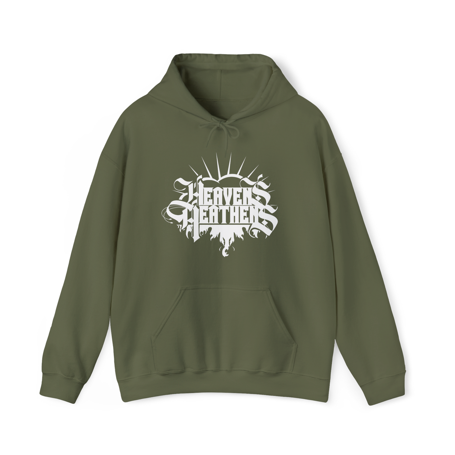 Heavens Heathens™ Heavy Blend Hooded Sweatshirt, Comfy & Stylish Unisex Pullover Sweater, Warm Cotton/Poly Blend, Perfect for Cold Days,